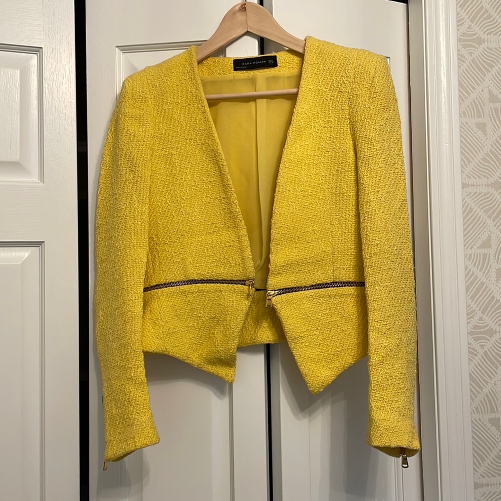 Yellow blazer